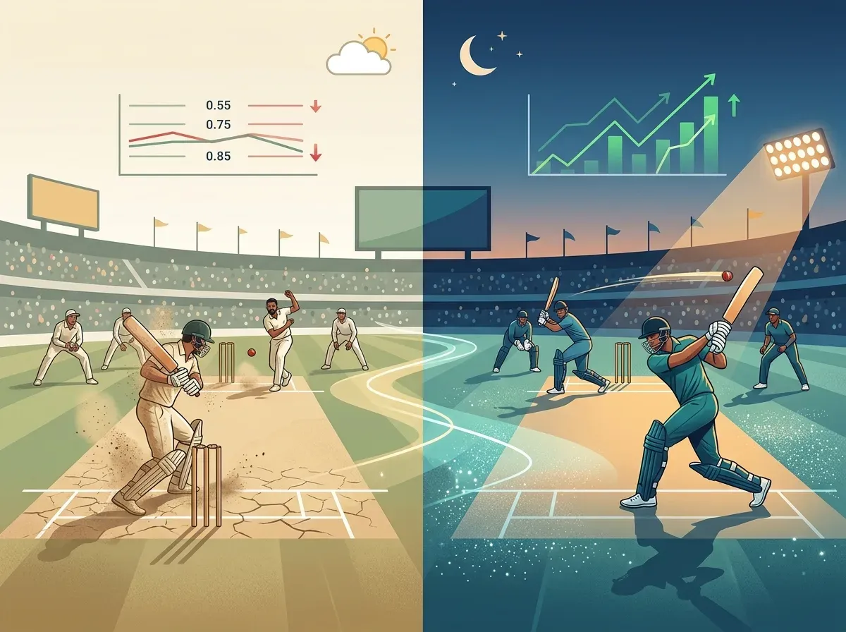 sports odds کو میچ کی حالت کے ساتھ پڑھنا ضروری ہے